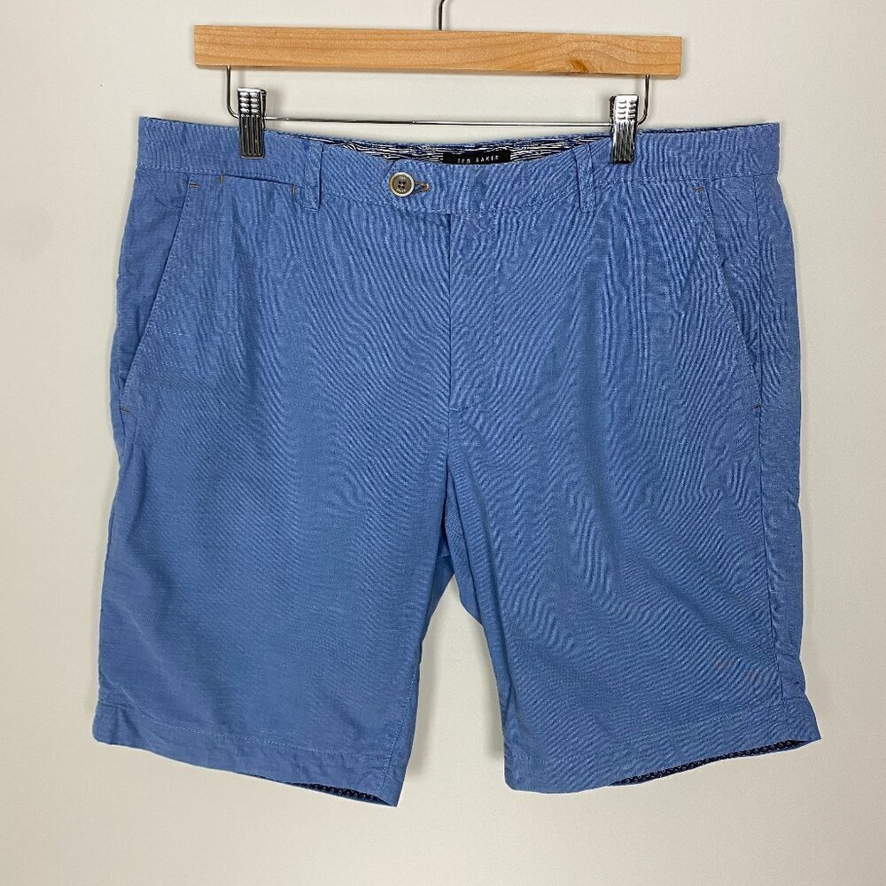 Ted Baker Chino Pants Mens 36 Light Blue Southern Preppy Summer Golf